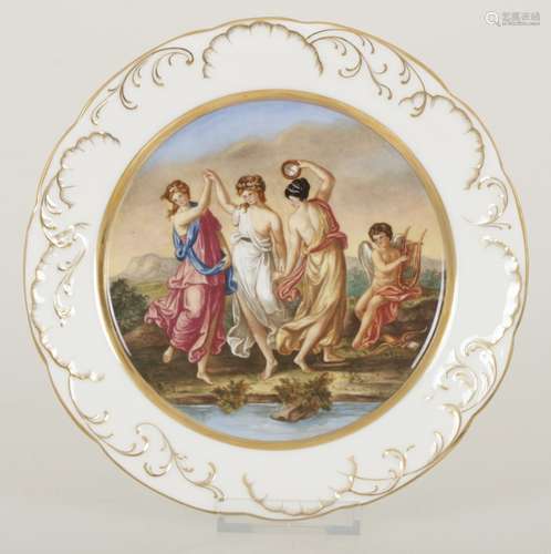 A porcelain plate 