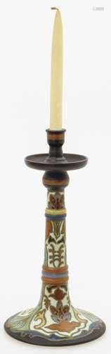 Candlestick Plateel Plazuid Gouda decor: Tokyo