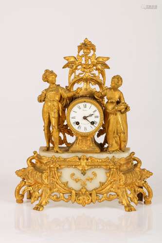 A Louis XVI-style chimney pendulum, France, late 19th century.