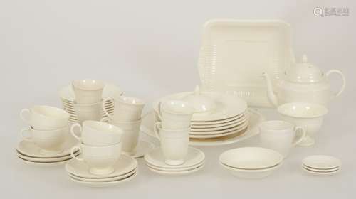 A lot of various creamware tableware. Wegdwood, 2nd half 20th century.