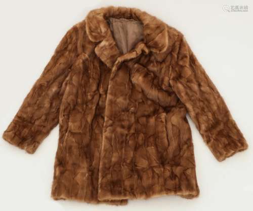 A mink coat, ca. 1930 - 1950.