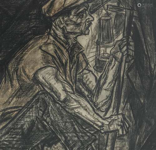 Jan Toorop (Poerworedjo, Java 1858 - 1928 Den Haag), A miner.