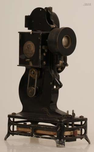 An old Pathé Baby film- (/movie-) projector, France, ca. 1920.