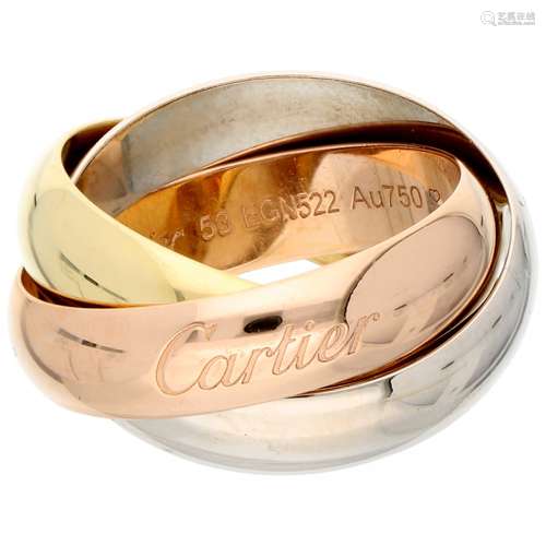 Tricolor gold Cartier Trinity ring - 18 ct.