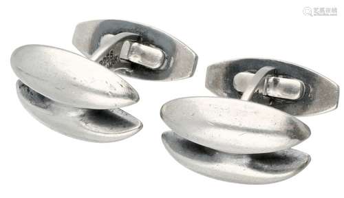 Silver Hans Hansen no.612 cufflinks - 925/1000.