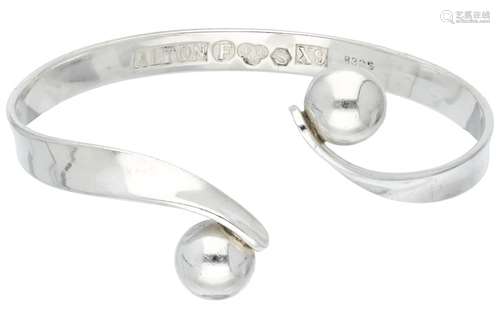 Silver Alton bangle bracelet - 830/1000.