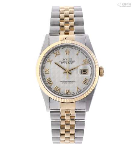 Rolex DateJust 16233 Pyramid Dial - Men's watch - approx. 1999