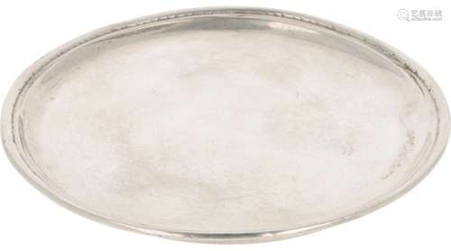 Bottle tray silver.