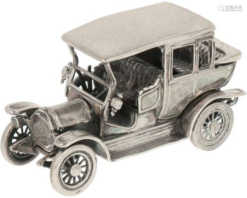 Miniature 1910 Benz - Limousine silver.