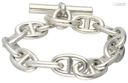 Solid silver Hermès Chaine d'Ancre bracelet - 925/1000.