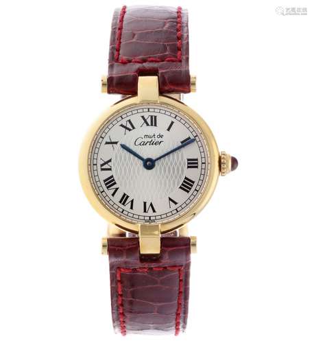 Cartier Vermeil, limited ed. - Ladies watch - ca. 1985