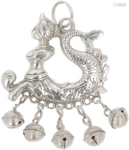 Rattle 18th century silver.