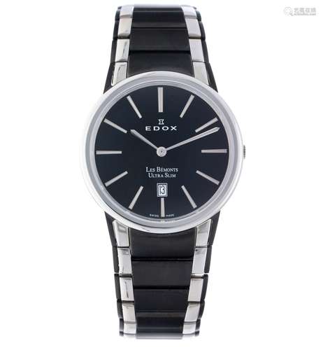 Edox Les Bémonts Ultra Slim 27030 - Men's watch - ca. 2015