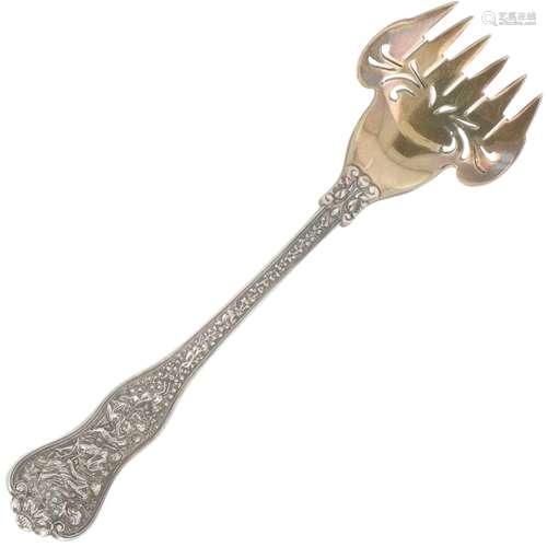 Bacon fork Tiffany & Co. model: Olympian silver.