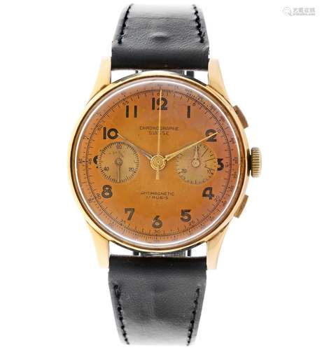 Chronographe Suisse - Men's watch - ca. 1950