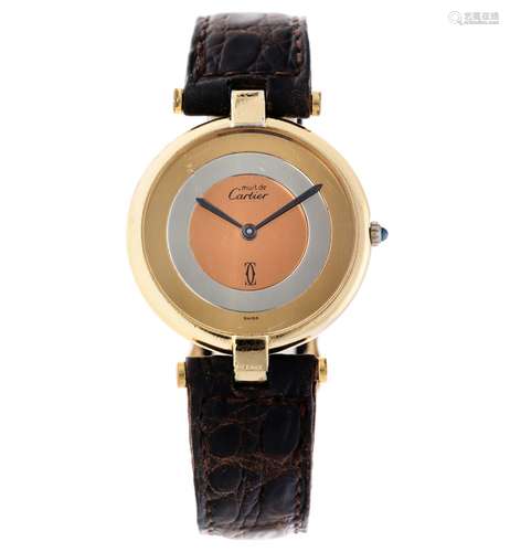 Cartier Vermeil Trinity Dial - Ladies watch - ca. 1990