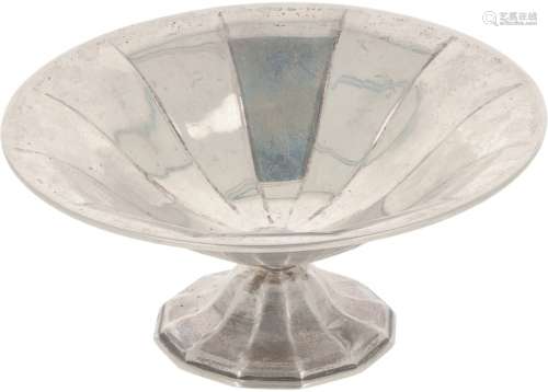 Pastille dish on a silver base.