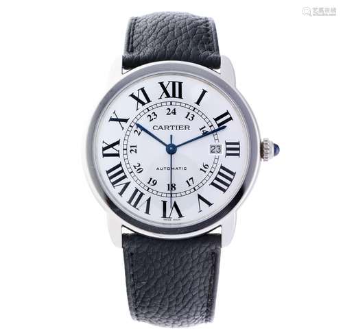 Cartier Ronde Solo Jumbo 3802 - Men's watch - ca. 2018