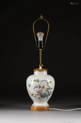 LAMPE MIT KAKIEMON-DEKOR Deutsch, Meissen, 20. Jh.