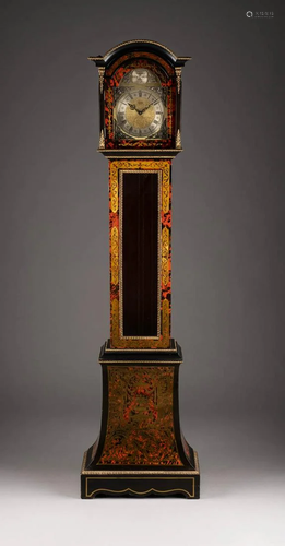 STANDUHR IM BOULLE-STIL Wohl Frankreich, 20. Jh. Holz,