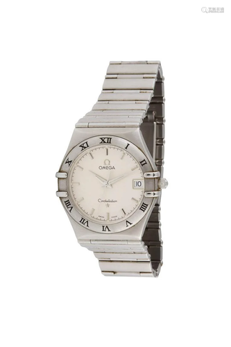 ARMBANDUHR 'OMEGA CONSTELLATION' Schweiz, 20. Jh.