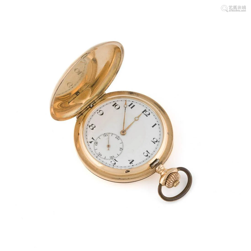 TASCHENUHR MIT KETTE Schweiz, frühes 20. Jh.