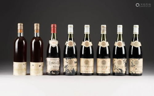 SAMMLUNG FRANZÖSISCHER WEINE 5 Flaschen 0,75 Clos