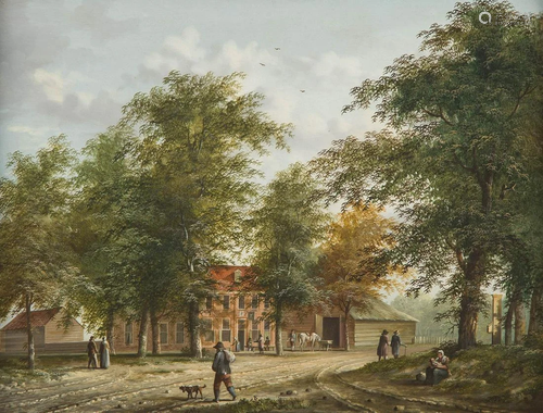 JAN EKELS DE OUDE 1724 Amsterdam - 1780 Ibid FARMHOUSE