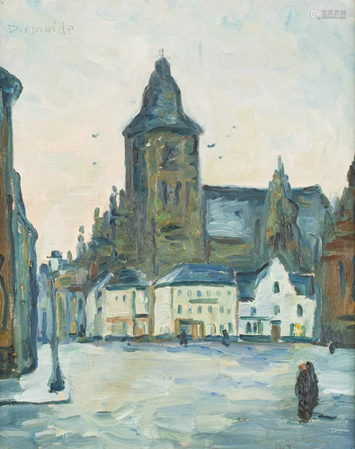 HANS THURN 1889 Cologne - 1963 Diksmuide Oil on canvas.