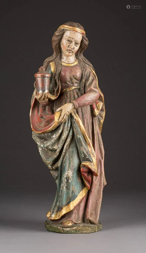 HEILIGE MARIA MAGDALENA Wohl deutsch, 20. Jh. Holz,