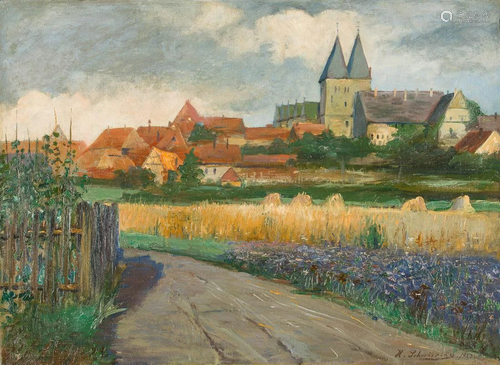 HEINRICH SCHWIERING 1860 Bückeburg - c.1936 View