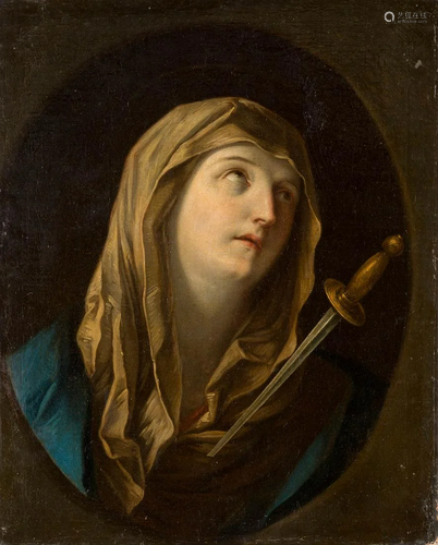 ITALIAN MASTER Active, mid-17th century. MATER DOLOROSA