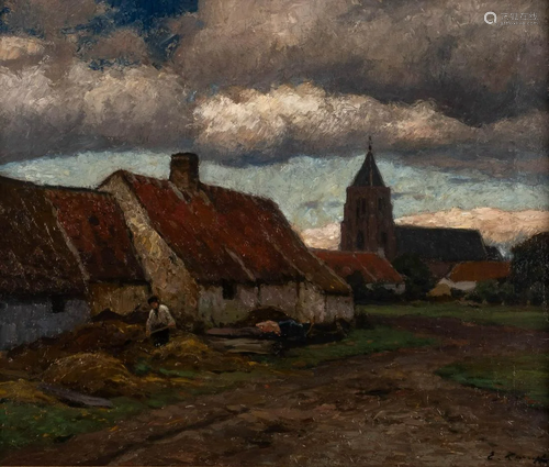 EUGEN KAMPF 1861 Aachen - 1933 Duesseldorf Rural idyll