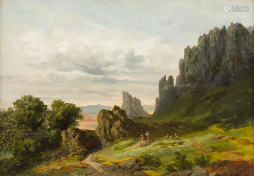 WALDEMAR KNOLL 1829 Berlin - 1909 Coburg Mountain