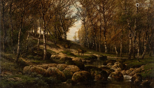 JOSEPH VAN LUPPEN 1834 Antwerp - 1891 Ibid. Forest of