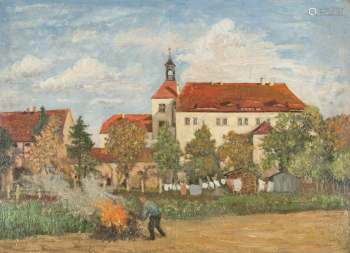 HEINRICH HARTUNG 1888 Duesseldorf - 1966 Koblenz Castle