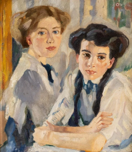 LEO PUTZ (MANNER OF) 1869 Meran - 1940 Ibid. Two young