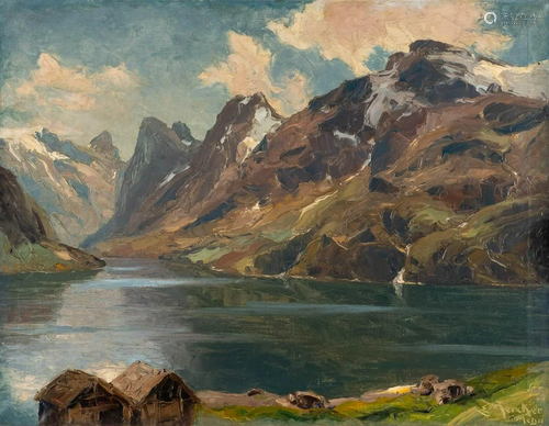 ERICH MERCKER 1891 Zabern - 1973 Munich Nordfjord at