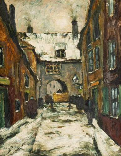 WILHELM SCHMETZ 1890 Duesseldorf - 1938 Aachen Street