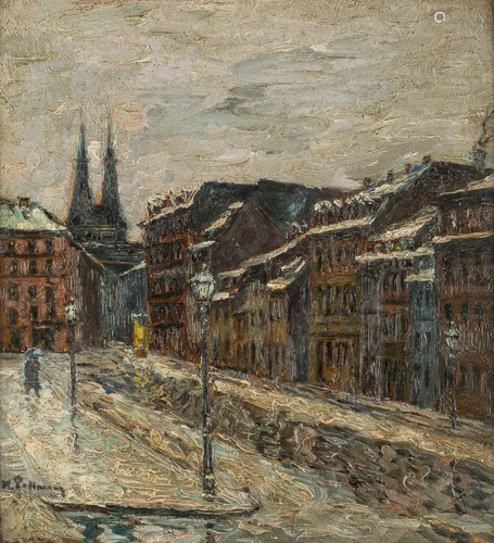 KURT PALLMANN 1886 Berlin - 1952 Berlin covered in snow