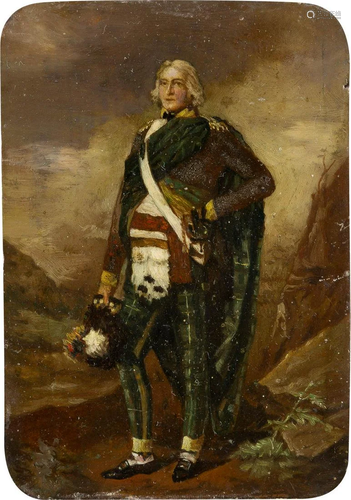 BRITISH about 1850 Portrait of a royal gentleman in