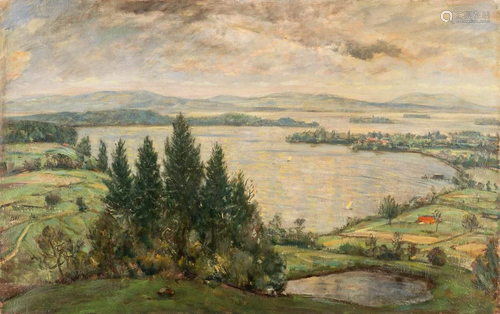 HANS VÖLCKER 1865 Pyritz - 1944 Wiesbaden Lake