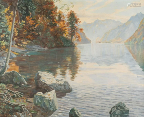 PAUL FÖRTSCH 1888 Nuremberg- 1972 Koenigsee Lake