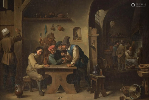 LOUIS URLASS 1809 Dresden - after 1857 In the tavern