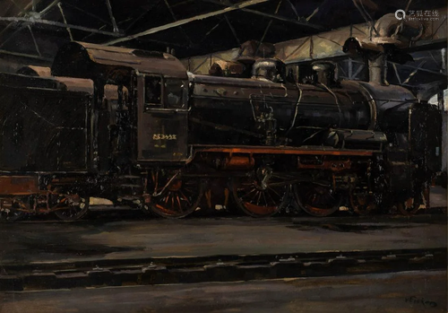 HUGO VON EICKEN 1912 - 1988 Prussian locomotive P 8 in