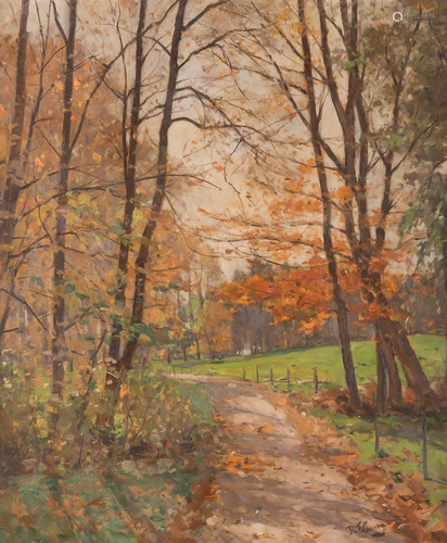 ROBERT FRANZ CURRY 1872 Boston - 1945 Riederau Autumn