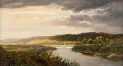 CHARLES SMITH act. about 1857 - 1908 River landscape