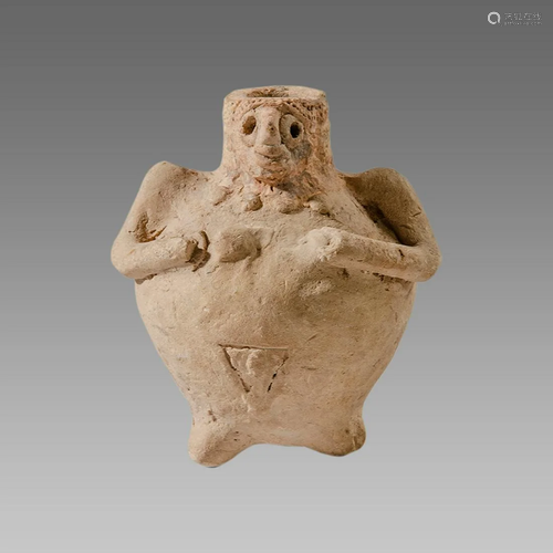 Ancient Mesopotamian Fertility goddess vessel c.6th