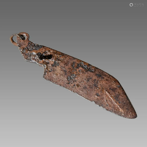 European, Iron Folding Knife c.1100-1350 AD.