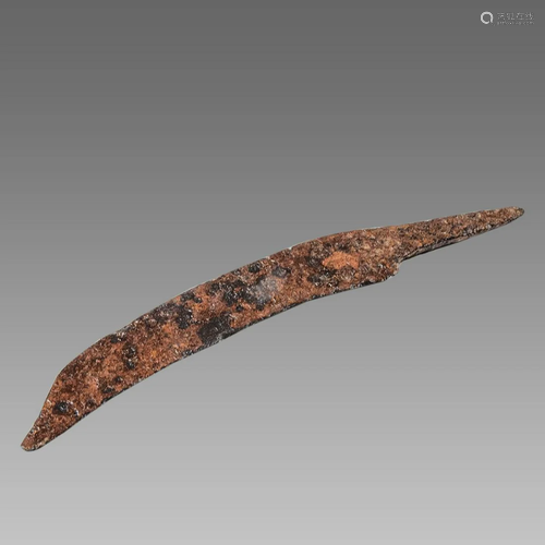 Europe, Iron Knife Blade Southern Europe c.700-1100 AD.